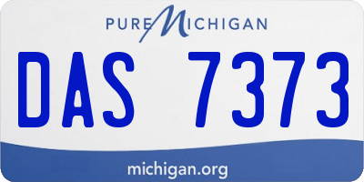 MI license plate DAS7373