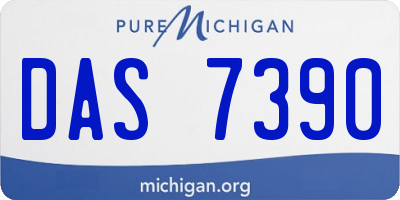 MI license plate DAS7390