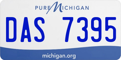 MI license plate DAS7395
