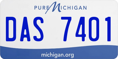 MI license plate DAS7401