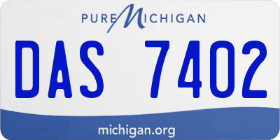 MI license plate DAS7402