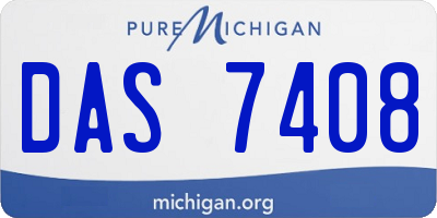 MI license plate DAS7408