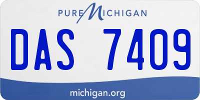 MI license plate DAS7409