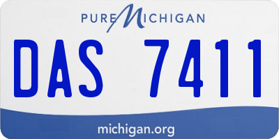 MI license plate DAS7411