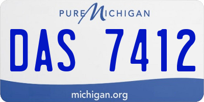 MI license plate DAS7412