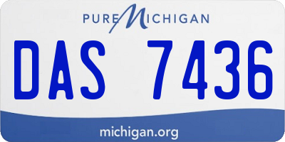 MI license plate DAS7436