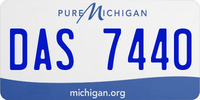 MI license plate DAS7440