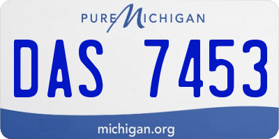 MI license plate DAS7453