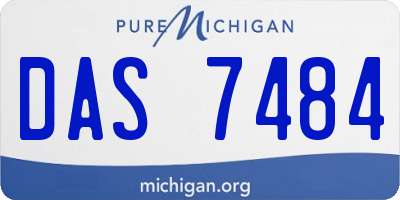 MI license plate DAS7484