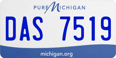 MI license plate DAS7519