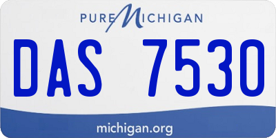 MI license plate DAS7530