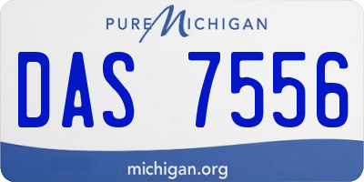 MI license plate DAS7556
