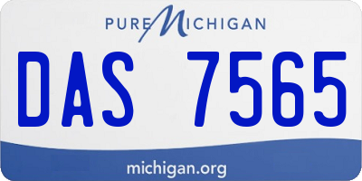 MI license plate DAS7565