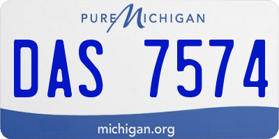 MI license plate DAS7574