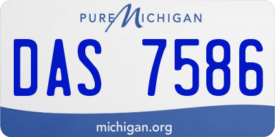 MI license plate DAS7586