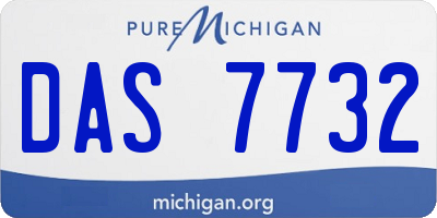 MI license plate DAS7732