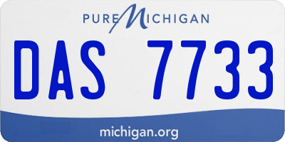 MI license plate DAS7733