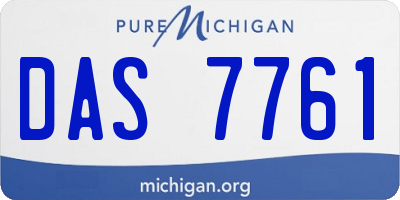 MI license plate DAS7761
