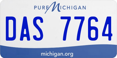 MI license plate DAS7764