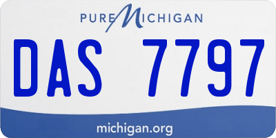 MI license plate DAS7797