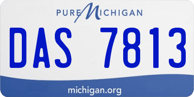 MI license plate DAS7813