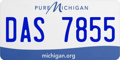 MI license plate DAS7855
