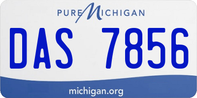 MI license plate DAS7856