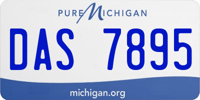 MI license plate DAS7895