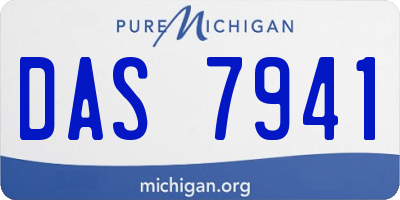 MI license plate DAS7941
