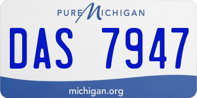 MI license plate DAS7947