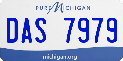 MI license plate DAS7979