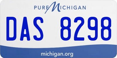 MI license plate DAS8298