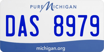 MI license plate DAS8979
