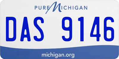 MI license plate DAS9146