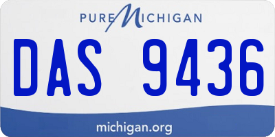 MI license plate DAS9436