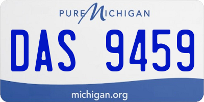MI license plate DAS9459