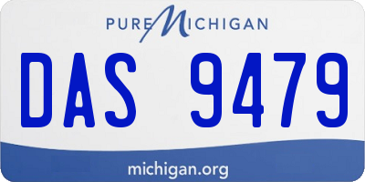 MI license plate DAS9479