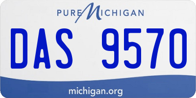MI license plate DAS9570