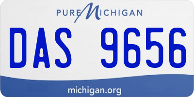 MI license plate DAS9656