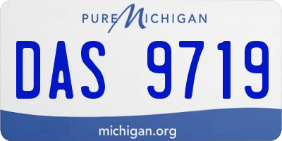 MI license plate DAS9719