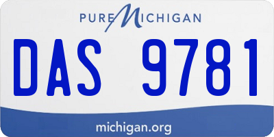 MI license plate DAS9781