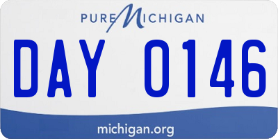 MI license plate DAY0146