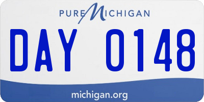MI license plate DAY0148