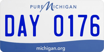 MI license plate DAY0176