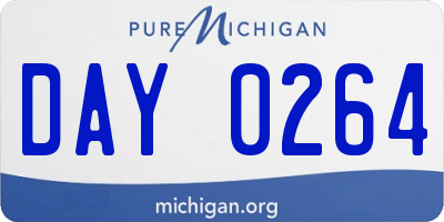 MI license plate DAY0264