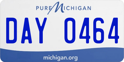 MI license plate DAY0464