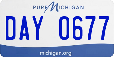 MI license plate DAY0677