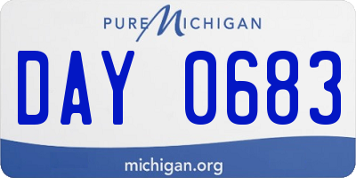 MI license plate DAY0683