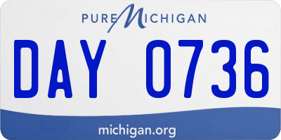MI license plate DAY0736