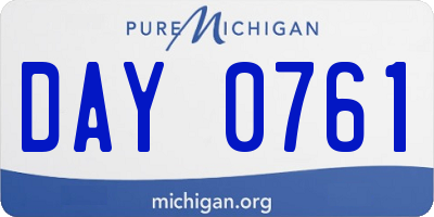 MI license plate DAY0761